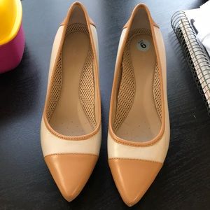 Sophisticated nude & cream colored heels